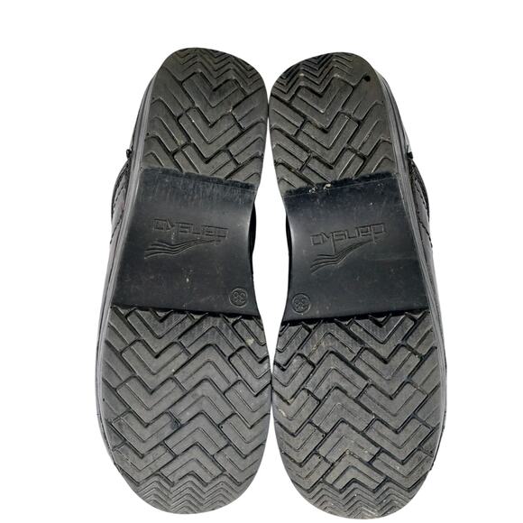 DANSKO! IRIDESCENT BURGUNDY/BLACK CROCO IMPRINT ULTRA COMFY PRO CLOGS! SZ 7.5 - Picture 9 of 12